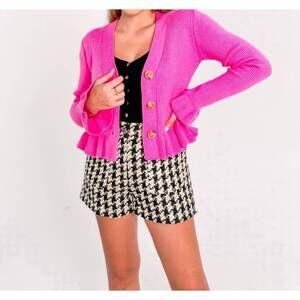 NEW TCEC feelin' flirty ruffle cardigan in pink